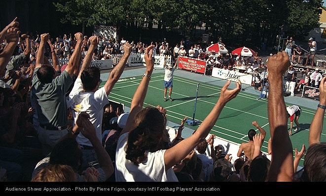 Audience Shows Their Appreciation For Outstanding Athletic Competition!